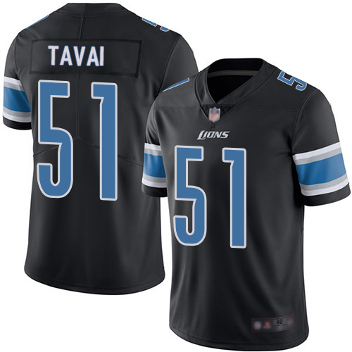 Detroit Lions Limited Black Men Jahlani Tavai Jersey NFL Football #51 Rush Vapor Untouchable